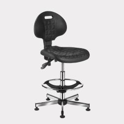 Chaise de bureau assise haute sur patin - 58 cm