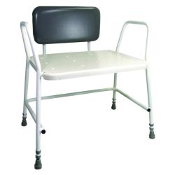 Chaise de douche bariatrique à hauteur réglable - Non - 53 cm