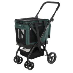 CHARIOT de course CUB P spécial animaux de compagnie - Vert - 57 cm