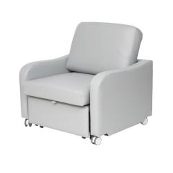 Chauffeuse convertible en couchage avec roulettes - 91 cm
