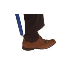 Chausse pied + crochet d'habillage - Bleu - 61 cm