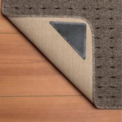 Coins antidérapants pour tapis - lot de 8