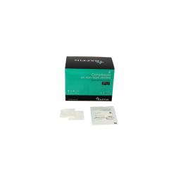Compresse non-tissé stérile - 5 x 5 cm - boîte de 100 - Raffin - Blanc
