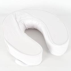 Coussin de WC soft en mousse plastifiée - Blanc - NA