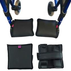 Coussinets repose-pieds de fauteuil roulant - 3 cm