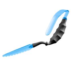 Couteau ergo inclusif avec anse - Bleu - 28,5 cm