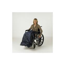 Couvre-jambes avec doublure fauteuil roulant - Bleu - 100 cm