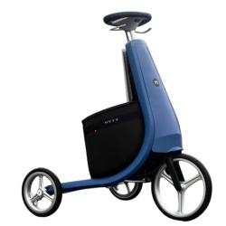 Déambulateur 3 roues pliable avec siège MOVU - Bleu - 110 kg