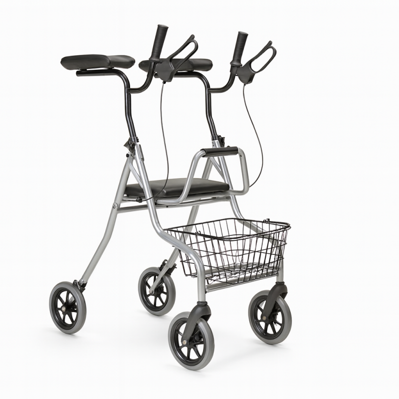 Déambulateur 4 roues avec appui ante-brachial - 76 cm
