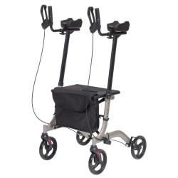 Déambulateur 4 roues avec support anté-brachial Kinito - 25 cm