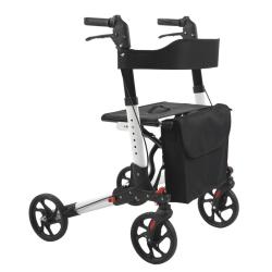 Déambulateur 4 roues ErgoClick - Blanc - 70 cm