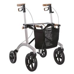 Déambulateur aluminium Saljol AllRound - Gris - 68 cm
