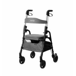 Déambulateur pliable 4 roues W04 Playcare - Gris - 66,5