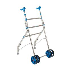 Déambulateur ultra-léger à 2 roues Rollatino - Saumon - 56 cm
