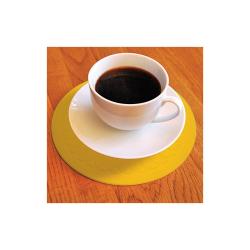 Dessous de verre ou tasse antidérapant rond 19 cm - Rouge - 19 cm