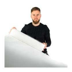 Drap Examen Blanc Gaufré - 50 x 35 cm - 135 Formats - lot de 9 rouleaux - Taille : 50 x 35 cm - Blanc - 50 x 35 cm