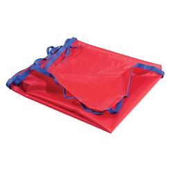 Drap de glisse avec poignées - 190 x 100 cm - Rouge - 190 cm