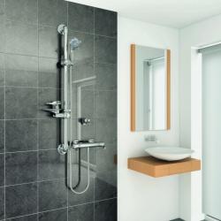 Ensemble douche ergonomique Arka - Argent - 150 kg
