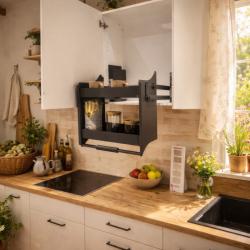 Etagère de cuisine basculante SmartAccess - Gris anthracite - 12 kg