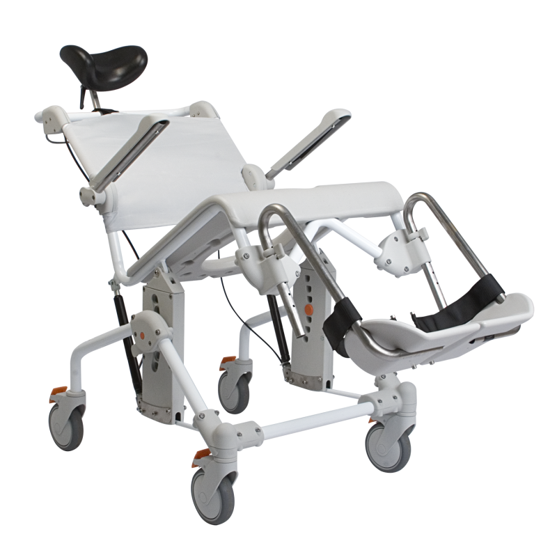 Fauteuil de douche inclinable Swift Mobile avec appui-tête - Non - 40 cm