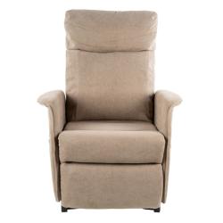 Fauteuil releveur électrique 1 moteur Dahlia - Terracotta - 84 cm - Terracotta