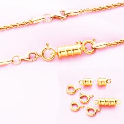 Lot de 2 fermoirs à bijoux aimantés