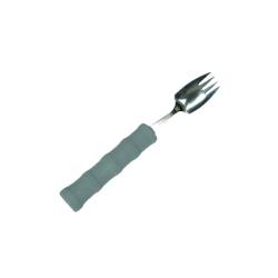 Fourchette / cuillère ergonomique - Gris - 21 cm