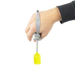 Fourchette ergonomique personnalisée - Orange - 21 cm