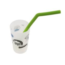 L'ergo paille silicone - Vert - 26 cm
