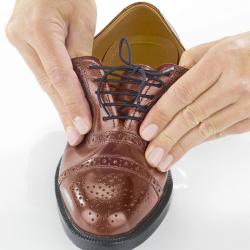 Lacets élastiques pour chaussures - Noir - 61 cm