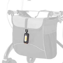 Lampe LED à mousqueton pour déambulateur SALJOL
