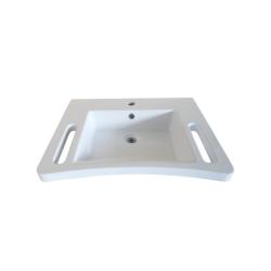 Lavabo ergonomique PMR Onyx - Blanc - 13 cm
