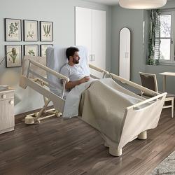 Lit médicalisé Aerys proclive - déclive Winncare - Madison walnut - 165 kg
