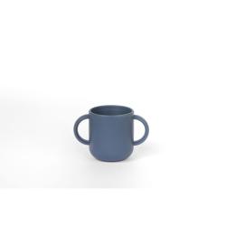 Tasse en silicone avec anses Nat Spirit - Bleu - 16 cl