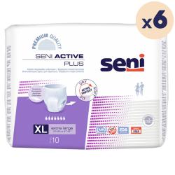 Lot de 6 - Pants SENI ACTIVE PLUS - NUIT - XL (x60)