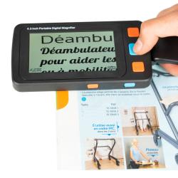 Loupe électronique portable Lovision - Gris