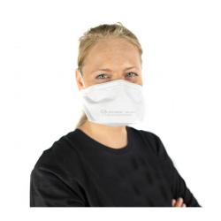 Masque respiratoire jetable FFP2 grande taille - Boite de 50 masques - Blanc