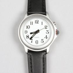 Montre parlante femme malvoyante - Taille : Femme - Noir - Femme