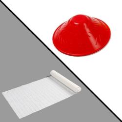 Ouvre bocaux rouge + tapis anti-glisse