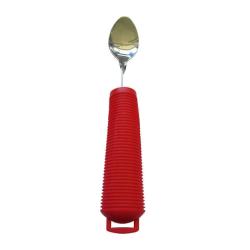 Petite cuillère inclinable Alzheimer - Rouge - 19 cm