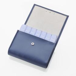 Pilulier élégant hebdomadaire grande taille Pilbox - Marine