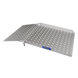 Rampe de passage de portes-fenêtres en aluminium - 125 cm - Norme ERP - Aluminium - Poids max supporté : - 300 kg