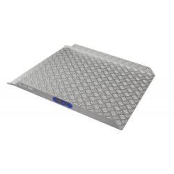 Rampe de seuil non pliable eco - 80 cm - Norme ERP - Aluminium - Poids max supporté : - 250 kg