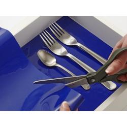 Rouleau antidérapant découpable Tenura - Taille : 20 cm x 1m - Bleu - 20 cm x 1m