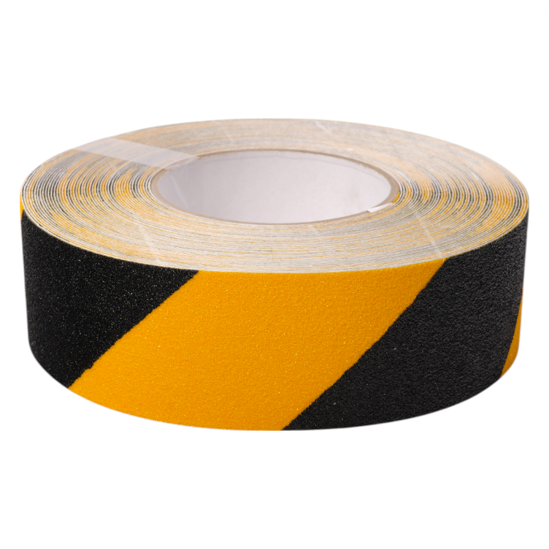 Rouleau antidérapant Heskins 50mm x 18.3m - Noir - Jaune