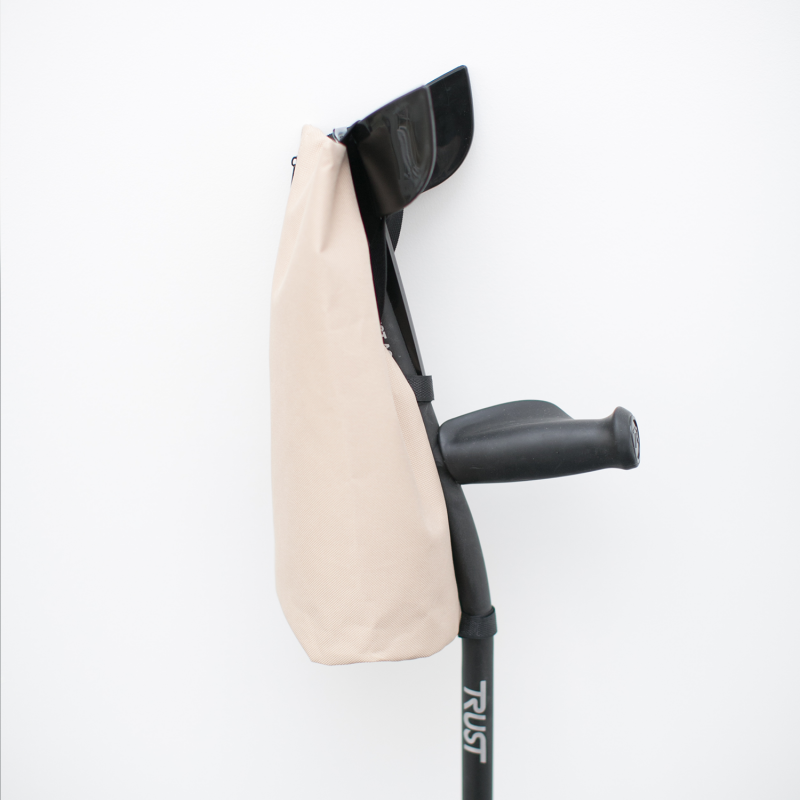 Sac de rangement pour béquilles - Beige - 35 cm