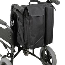 Sac universel pour fauteuil roulant - Noir - 12 kg