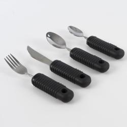 Set de couverts inclinables Sure Grip - Noir