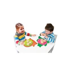 Set de table antidérapant Enfants - Rouge - 18 cm