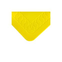 Set de table antidérapant rectangulaire 25 x 18 cm - Jaune - 18 cm